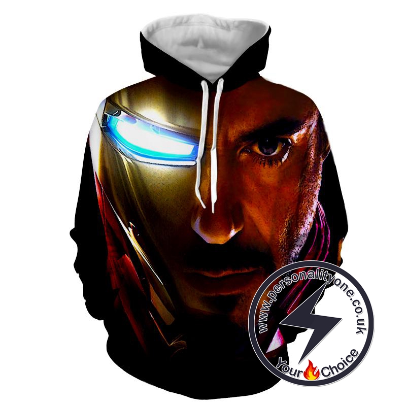 Iron Man - Iron Man 3D - Iron Man Hoodies